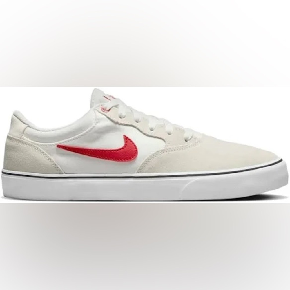 Nike SB Chron 2 White University Red Sneakers